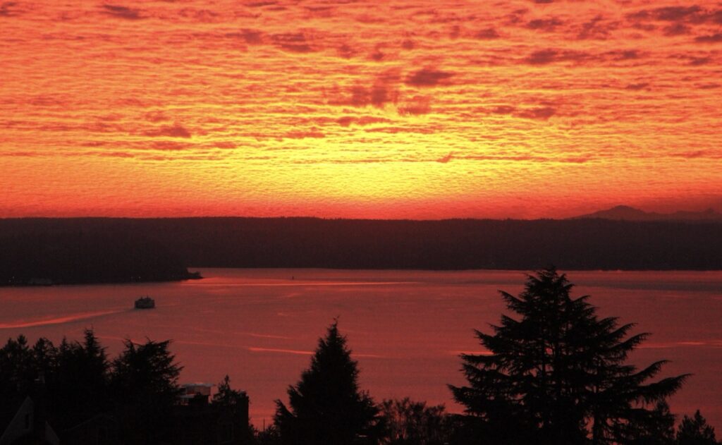 Sunset in Seattle